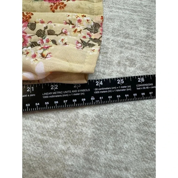 NWT Diya Palazzo Flowy Pleated Pants Wide Leg Floral Tropical Small beach summer - Picture 5 of 9